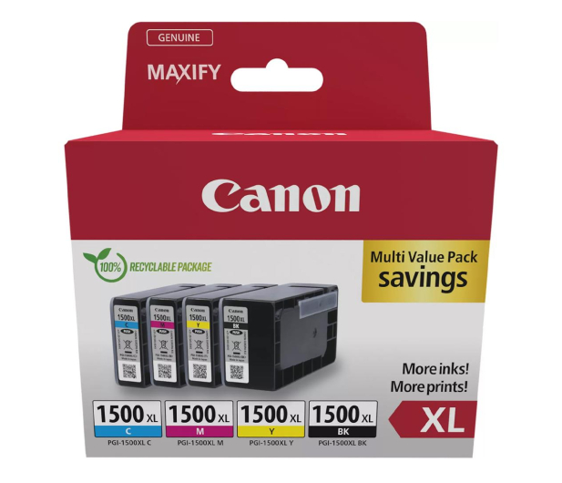 CANON Zestaw 4 tuszów PGI-1500XL CMYK 9182B010 - 1226663 - zdjęcie